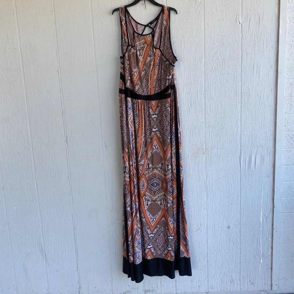 Multi colored floor length dress